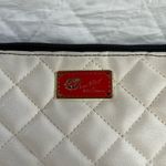 L by Betsey Jhonson Elegant White and Black Striped Women's Bag Photo 1