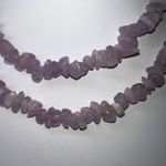 Vintage No Clasp Amethyst Chunk Necklace Pink Photo 1