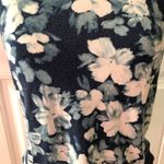 Vera Wang Simply Vera  Blue Floral Short Sleeve Tee Photo 2
