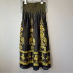 Anthropologie Womens Smocked Paisley Tube Dress OS Fairy Witchy Vamp Whimsigoth Yellow Size undefined Photo 4