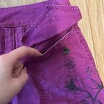 DKNY Active Women's Capri Pink/Purple Pants Size 9 100% Cotton Vintage Photo 1