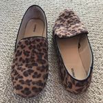EXPRESS ✨HP✨Fuax Fur Leopard Print Round Toe Flats✨ Photo 1