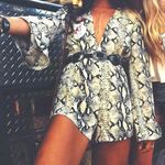 Tobi Snake Skin Romper  Photo 0