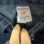 True Religion Cropped Becky Blue Jeans Size 28 Photo 3