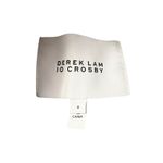 Derek Lam 10 CROSBY Tweed Coat Wool Fur Collar Pockets White Black Designer 8 Photo 8