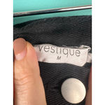 Vestique Black Cargo Mini Skort Size M | Utility Pocket Skirt Shorts Photo 3