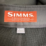 Simms Fleece Pants Mens 2XL Black Pockets Adjustable Waist Embroidered Outdoors Size XXL Photo 10