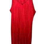 American Vintage Vintage 70s 1970s Red Slip Dress Lingerie Large Photo 4