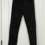 Citizens of Humanity  Rocket Crop High Rise Skinny Jeans Black Size 27 Stretchy Photo 4