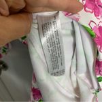 ZARA  pink floral square neck‎ slit midi dress size small blogger favorite Photo 7