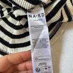 NA-KD Striped Black and White Strapless Top Photo 7