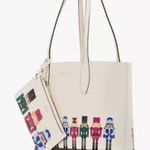 Kate Spade Oh What Fun Nutcracker Tote with Matching Pouch Photo 0