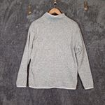 Eddie Bauer Womens Gray Radiator Fleece 2.0 Snap Mock Neck Sweater XL Photo 3