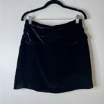 Lovers + Friends NWT Merci mini black skirt velvet Medium Photo 5