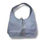 LAGGO Havana Hobo Shoulder Bag Blue Pebbled Leather Photo 7