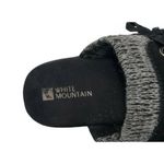 White Mountain Womens  Water Resistant Black Suede Clogs with Sweater Collar 6.5 Photo 6
