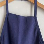 Maeve Anthropologie  High Neck Halter Top Navy Photo 7