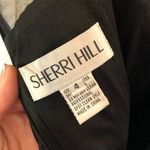 Sherri Hill Black Satin  Bustier Corset Dress Size 4 Photo 13