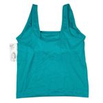 Xersion  Long Line Bra Women's Medium Green Seamless Ribbed Low Support NEW Photo 1