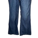 Altar'd State Blue Front Seam Detail Denim Flared Jeans Size 28 Photo 2
