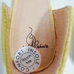 Baby Phat Shoes Mustard Yellow Pointed Flats Silver Stud 7 Photo 2