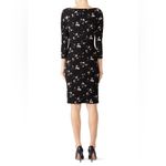 Ralph Lauren Lauren  Black Floral Amadora Dress Size 2 Photo 4