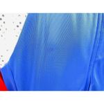 NFL Women's New York Giants Red Blue Jersey Knit Light Weight Jacket Size Medium Photo 5