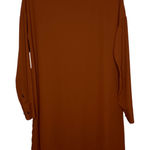 Babaton‎ Aritzia Brown Long Sleeve Shift Dress Large Photo 0