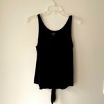 Loft  Cropped Tie Tank Top Color Black Size XS Photo 5