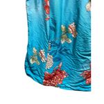 Valerie Stevens  Silk Wrap Blouse Blue Size M Y2K Photo 5