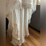 Theia Couture matilda wedding dress mermaid plunging illusion beaded 0 White Photo 4