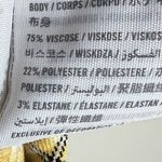 Hollister Mini Dress Womens M Yellow Gingham Sleeveless Stretch Slit Clean Girl Photo 5