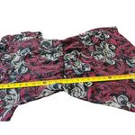 Bebop Pullover Sheer Line 3/4 Elastic Cuff & Waist A-line Vneck Paisley Dress S Photo 7