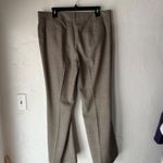 Ann Taylor  16P Womens Brown Tweed Blazer Pants Suit Set Career Office Wool Blend Photo 6