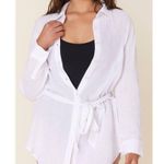 ANDIE Swim the Corvo Button Cover Up in White XXXL NWT Photo 1