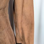 American Vintage Vintage Pennylane Suede Boucle Trim Double Breasted Long Coat Brown and Black Photo 10