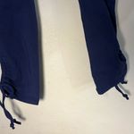 Pink Lotus  blue drawstring leggings S NWT $78 Photo 4