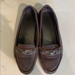 Coach Fortunata Brown Suede Flats Moccasins Size 7 Photo 6