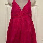 Twenty One  Hot Pink Halter Mini Dress Photo 0