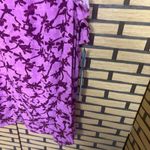 Terra & Sky  Purple Floral Blouse Size 4X Photo 4