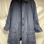 London Fog  blue longline trench coat Photo 0
