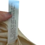 ZARA NWT  Cream Off White Tan Sweetheart Neckline Mini Dress Size Medium Photo 7