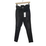 Black Label  High Rise Ankle Skinny‎ Jeans Button Fly Size Large Photo 2