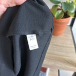 Banana Republic  100% Wool Black Deep V-neck 3/4" Sleeve Dress, 8 Photo 6