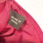 Coach Red Leather Small Wristlet Full Zip Wallet Card Holder Photo 3