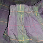 The Limited  America Purple‎ and Green Plaid  1/4 Zip Windbreaker Size Large Photo 2