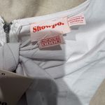 NWT White Sleeve Tie Photo 2