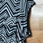 Siren Lily  Maternity XL Black & Silver Peplum Top Photo 6