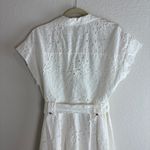 ZARA White Eyelet Dress Photo 8
