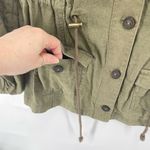 Relativity  Women's Button Down Long Sleeves Field Jacket medium linen anorak Photo 7
